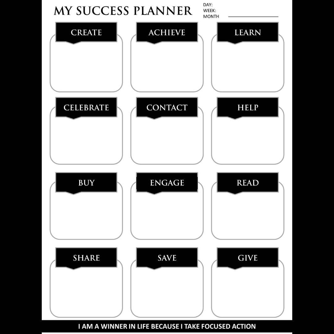 DOWNLOAD EASY PLANNER PRINTABLE - Life Changing Knowledge